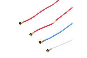 Custom I-P-EX MHF Micro Coaxial RF Cable Assembly 0.81mm/1.13mm / 1.37mm Coax Cable For Wireless Communication