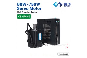 80-750W AC Servo Motor Driver Set High Torque Custom Shaft Cable CE Certified for Automation Machinery