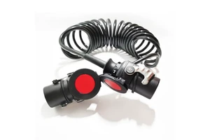 China ABS Insulated 7 Core 15 Pin Pur Power Spiral Wire Cable for Truck Trailer