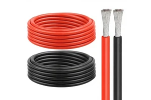 Electric Vehicle Battery Cable 10AWG High Voltage 600V Flexible Tinned Copper 200C Silicone Wire IP65 EV Charging Station