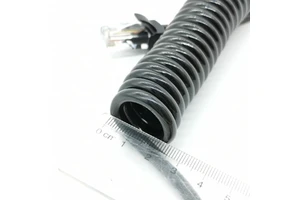 AWG 26 PU Spiral Coiled Cable Portable Audio Devices Wire Harness Jst pH Connector Cable