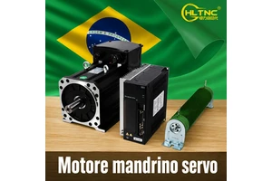 Brazil Stock 220V AC 2.2KW HLTNC Servo Spindle Motor Kit Drive Encoder Cable Resistor for CNC Router/Engraving/Sewing Machine