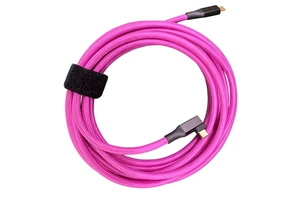 Utech Camera Tether Cable USB-C to USB-C 90 Angle 20Gbps 5m Nylon Braided for for for 5A Fast Charging
