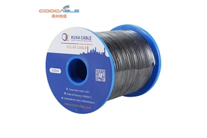 High Quality 4mm / 6mm /10mm Solar Cable Customized DC Solar Cable With TUV Pv Wire for Solar Panel