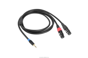 Factory Supply 3.5mm to XLR Mixing Console Player Audio Cable Audio Cables and Connectors