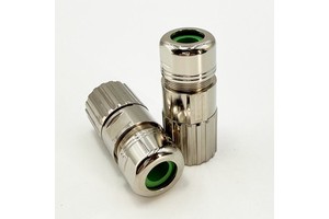 17 Pin M23 Female Straight Circular Zinc Connector IP67 Waterproof 6~10mm for Servo Motor Encoder Industrial Automation Cabling