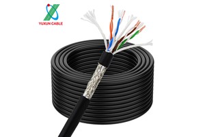 High Flexibility Robot Drag Chain Ethernet Cable Cat 6 Shielded Industrial Automation Drag Chain Network Cable