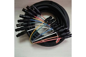 6-Channel Color-Coded XLR Snake Cable, Professional Stage Balanced Audio Line
