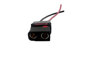 Custom QS10P High Current Spark Proof Cable Assembly Male Female Connector to O-Type Terminal High Flexible Silicone Wire