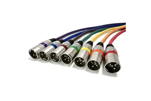 Custom Length XLR 3PIN Male-Female Audio Cable with Braid Shielding for Home Theater Microphone Mixer (1m-50m Options)