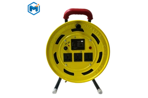 Manchange Factory Foot Extension Cord Reel 50M 2.5mm With Circuit Breaker Extension Cord Reel Extension Cord