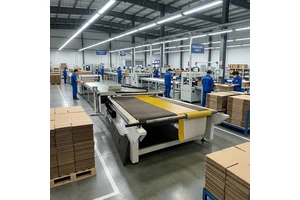 Cnc Corrugated Carton Box Cutting Machine with Auto Pick up for Foam Liners