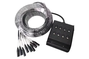 8-channel Stage Audio Junction Box Studio signal Cable Box 8 XLR Cannon signal Cable Snake Cable