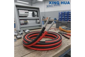 2.5mm 4mm 6mm 10mm Solar PV Power Panel Energy Storage Tinned Copper Battery Photovoltaic Cable Halogen Free IEC62930 H1z2z2-K
