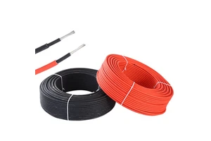 TUV H1Z2Z2-K Solar Cable 4MM2 6MM2 10MM2 16MM2 Red Black Photovoltaic Cable Roll 16mm PV Power Wire Kabel 6mm Solar 10mm
