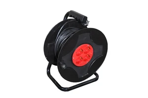 4 Socket Cable Reel Extension Cord 20M 2500W IP20 16A CCA 3x1.5mm2 Without Earthing Extension Cord Reel Industrial Power Reel