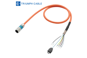 Custom Industrial Control Harness Solutions Servo Power Cable S210 Flexible Cable6FX5002-8QN11 Single Cable Sleeve Data Cable