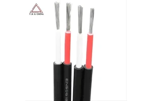 TUV IP68 Waterproof 2*2.5mm2 4.0mm2 6.0mm2 Twinned Core DC PVC High Performance Solar Electrical Cable and Wires