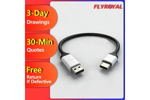 Support Customization USB Cables Type C Male to Type-C and USB-A USB3.1 Type-C Cable Fast Charging Cable