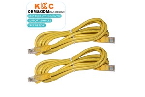 Category 5e Braid Shielded High Flex Ethernet Assembly RJ45 / RJ45 Network Cables