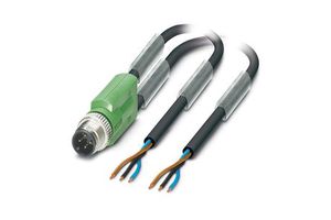 Phoenix Contact SAC-3P-M12Y/2X5,0-PUR 1669754 M12 Y 3 Pole Sensor Actuator Distributor Cable 5m For Industrial Automation