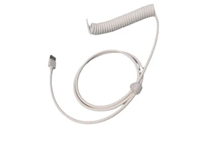 Customized Aviation Plug-in Mechanical Keyboard Data Cable Stretch Fixed Rod Weight Rod Spring Type c Spiral Cable USB