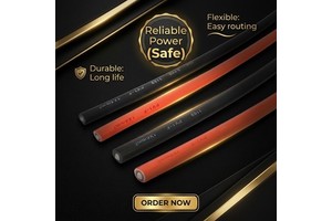 6mm2 UV Resistant XLPE Insulated Solar PV DC Power Cable IP65 Rated For Solar Systems