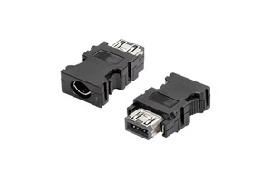 SM-10P IEEE 1394 10P Plug MR-JEJ3J4 Servo Drive CN2 10core Encoder Cable Connector Black for Yaskawa Siemens