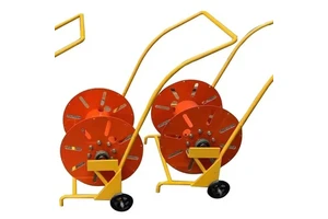 Stable Quality Strong Strength Steel JT2 Spring Type Cable Reel ISO9001 Certified for Control Cable