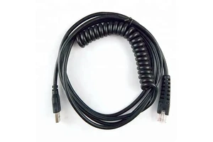 USB to Ethernet RJ45 Spiral Cable for CINO Scanner F680 F780