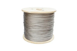 304 Stainless Steel Wire Rope 1x7 Strand 0.45 mm Corrosion Resistant Cable Marine Reels Outdoor Rigging