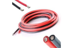 1 Meter Red Black Silicone Wire 6AWG 7AWG 8AWG 10AWG 12AWG 14AWG 16AWG 18AWG Heatproof Silicone Wire Battery Cable