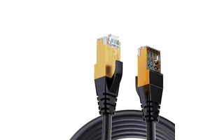 CAT7 SSTP Flat Network Cable 10Gbps High Performance 30AWG Copper Industrial LAN Patch Cord Wire Harness Manufacturers
