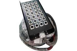 Ready to ship PVC Multi-channel 24 Channel XLR DMX 3pin Male to Female 30M length snake Audio Cable Stage Box Microphone Cable