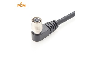 Right Angle Hirose 6Pin Female HR10A-7P-6S GPIO Power I/O Trigger Cable for Industrial Camera Machine Vision Robot Automation