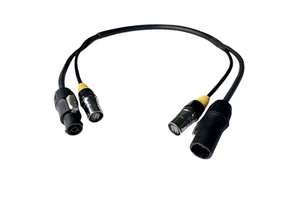 FCONNR PowerCon Black True1 Ethercon 3*2.5MM^2 Plus Cat5e FTP Combi Combo Hybrid Cable