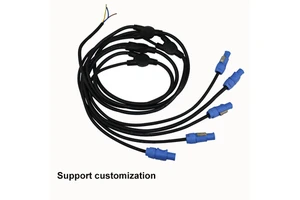 Grace Complete Harness Stage Lights Powercon Cable Speaker Audio Powercon XLR Connector Power Cable