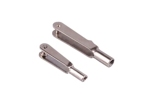 Fixed Wing Aircraft Quick Release Connector M2 M3 Metal Rudder Horn Chuck for DIY RC Model Aircraft Parts Servo Control Rod