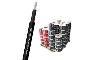 Solar PV Cable 4mm/6mm/10mm/16mm Single Twin Core EN50618 H1Z2Z2-K DC Cable