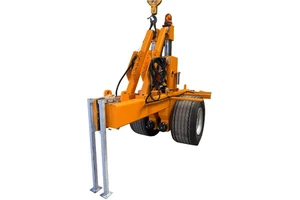 CP FHCDT10 10 Ton Hydraulic Automatic Cable Drum Trailer Heavy Duty Cable Reel Transport System CE ISO Certified Manufacturer