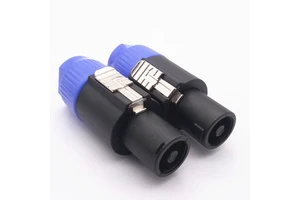 Factory Stage Mixing Console Audio Four-Core Professional Speaker Plug Audio Cable Connector Power Amplifier Ohm Connector