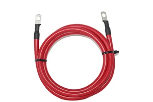 Car Battery Cable with M6 M8 M10 Lug Red Black 12AWG 10AWG 8AWG Electrical Wire for Auto RV Solar Panel Inverter