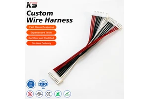 Custom Length 2.0 mm Pitch Series Wire Harness Male Female Pin Crimp Terminal Servo Adapter Plug Connector Cable Assembly