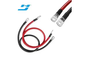 Battery Cable,10mm² 16mm² 25mm² 35mm² Battery Cables with Terminals, Pure Copper Battery Cables