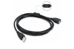 High Speed 0.3m 0.5m 1m 1.5m 3m 5m USB 2.0 Extension Cable USB a Male to a Female Charging Data Cable for Mouse Keyboard Camera
