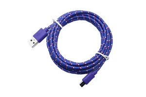 1m 2m 3m Nylon Braided Pure Copper 3A Fast Charging USB Type-C Cable for Mobile Phone Camera & Earphone
