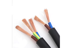 Copper Conductor Royal Cord Flexible Cable RVV 2 3 4 5 Core 0.75 1 1.5 2.5 4 6mm Electrical Cable Wire Power Cable