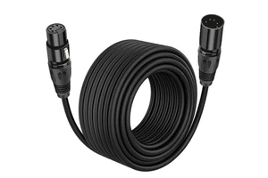 2025 Pro DMX Braided Shielded 5-Pin XLR Cable PVC Jacket ISO for Certified for Stage Lighting & Audio OEM Available