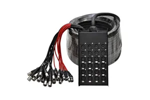 Custom 24 Channel XLR Audio Cable Snake for Stage Show