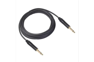 Mono Gold Plated Audio Cable 6.35mm Male to 3.5 Male Auxiliary Cable for Speaker Guitar